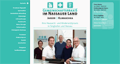 Desktop Screenshot of gemeinschaftspraxis-nassauerland.de